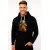 Black Hooded Sweatshirt Ginger Cookie