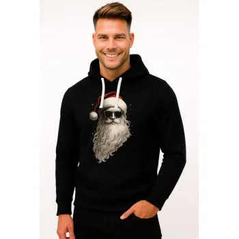 Black Hooded Sweatshirt 