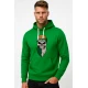 Vyriškas žalias džemperis Žaliai balti Krepšinis