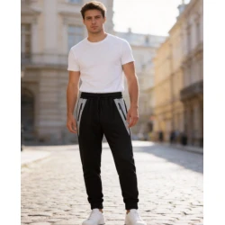 Vyriškos juodos kelnės Doni