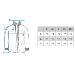 Vyriška mėlyna žieminė striukė Elan