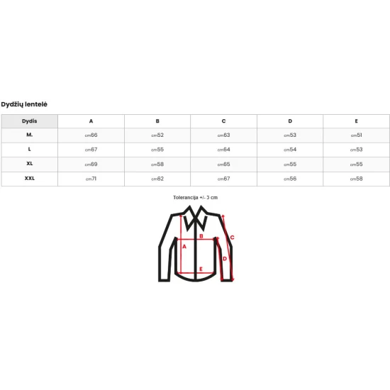 Vyriški balti marškiniai Blake Marškiniai