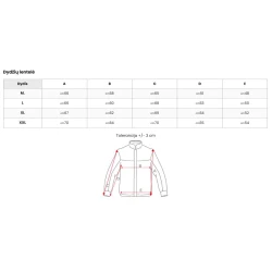 Vyriška juoda dvipusė striukė Conrad