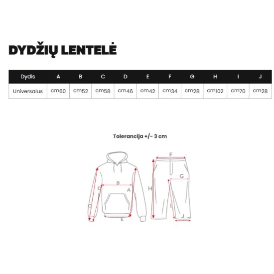 Moteriškas dviejų dalių juodas komplektas Artist Moteriški komplektai