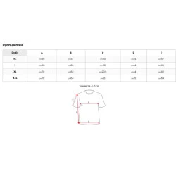 Vyriški balti oversize marškinėliai Perfect