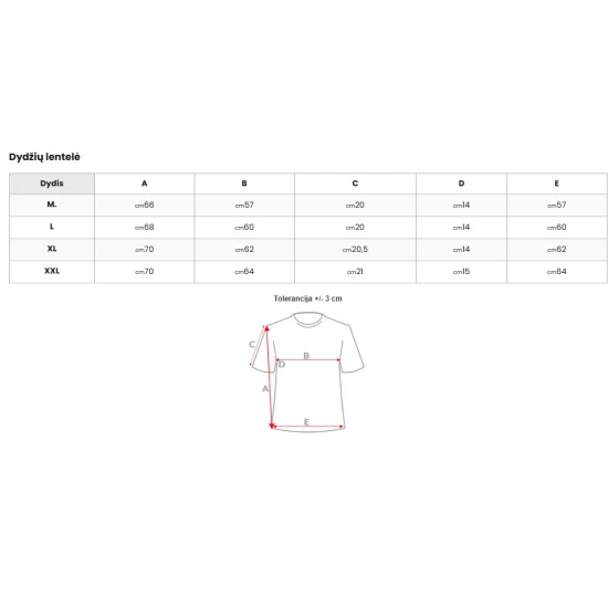 Vyriški balti oversize marškinėliai Perfect Marškinėliai su užrašais