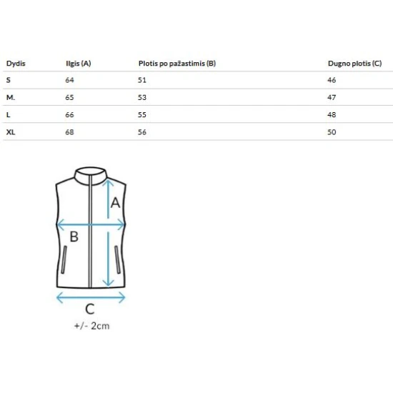 Moteriška juoda liemenė Rosil Moteriškos liemenės
