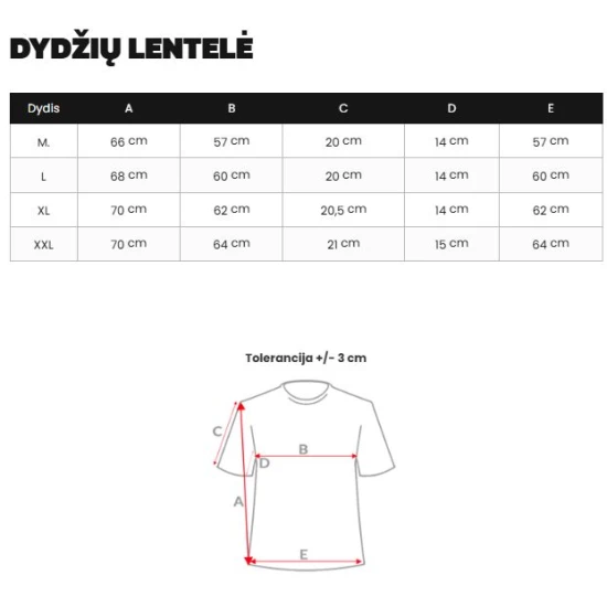 Vyriški balti oversize marškinėliai Jevin Marškinėliai su užrašais