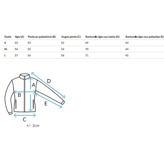 Moteriška juoda pereinamojo sezono striukė Unika Moteriškos striukės