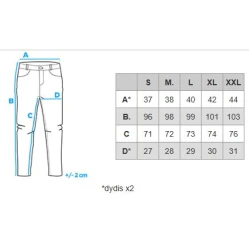 Vyriški mėlyni džinsai Andre