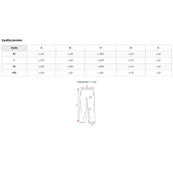 Vyriškos juodos kelnės Astin Laisvalaikio kelnės