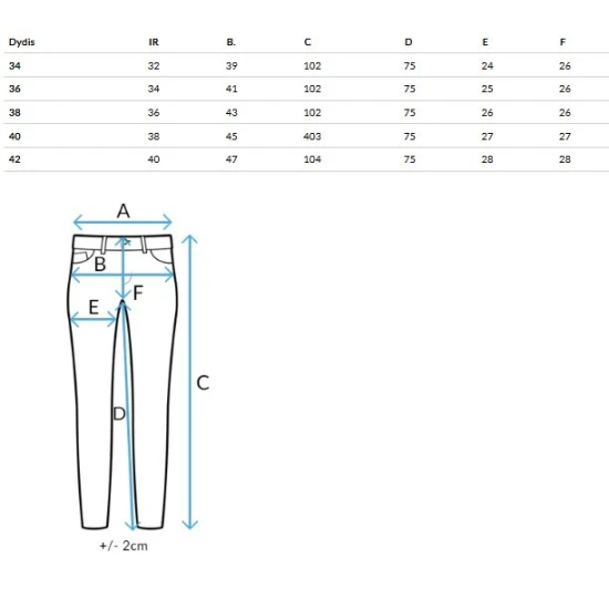 Moteriški tamsiai mėlyni džinsai Lili Džinsai ir Jogeriai
