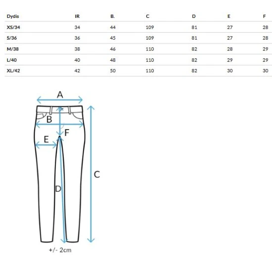 Moteriški plačių klešnių juodi džinsai Adel Džinsai ir Kelnės