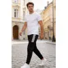 Vyriškos juodos kelnės Jackson Laisvalaikio kelnės
