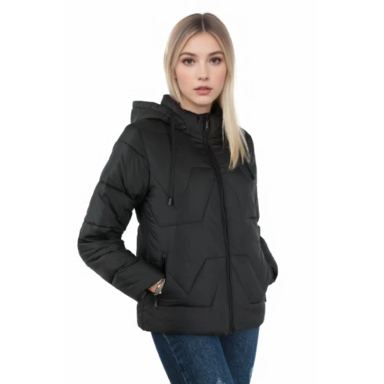 Juodos spalvos moteriška striukė Mija Moteriškos striukės