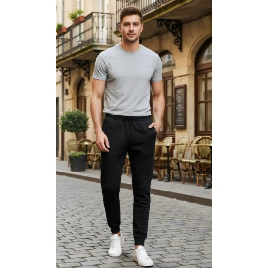 Vyriškos juodos kelnės Reben