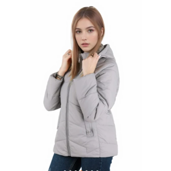 Pilkos spalvos moteriška striukė Camil Moteriškos striukės