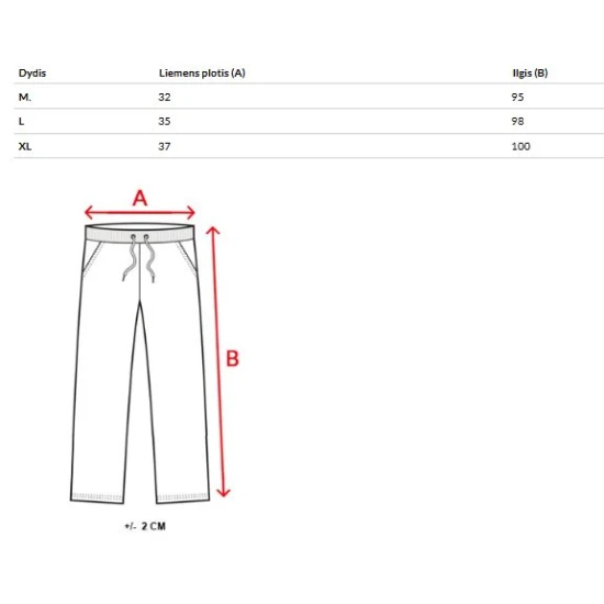 Vyriškos tamsiai mėlynos laisvalaikio kelnės Anton Laisvalaikio kelnės