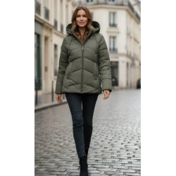 Chaki spalvos moteriška striukė Camil