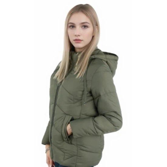 Chaki spalvos moteriška striukė Camil Moteriškos striukės