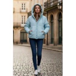 Mėlynos spalvos moteriška striukė Alin