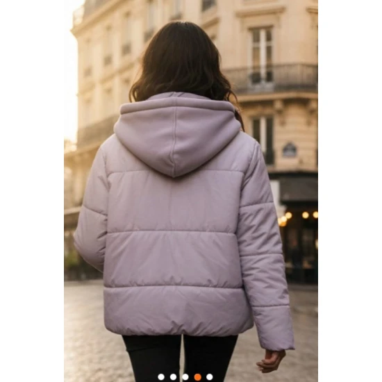 Rožinės spalvos moteriška striukė Alin Moteriškos striukės