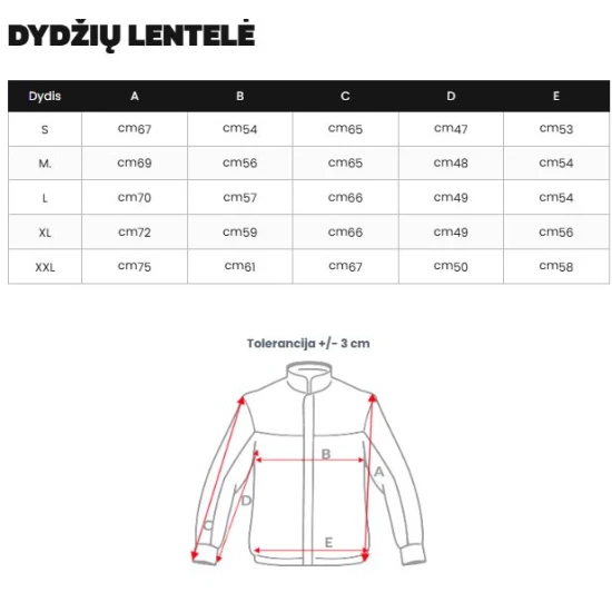 Vyriška juoda striukė su gobtuvu Hari