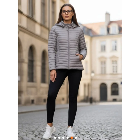 Moteriška pilkos spalvos striukė Marsi Moteriškos striukės