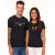 Black T-shirt Set: Lithuania-Butterfly (White)