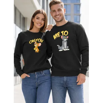 Black sweatshirts Only you-me to
