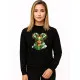 Women's black sweater A Lithuanian woman wearing a sweater Jumpers with print