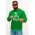 Green hooded sweatshirt Dakar (white)