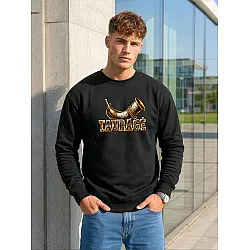 Men's Black Sweatshirt Tauragė