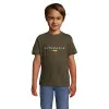Children's Khaki T-Shirt Lithuania (White)