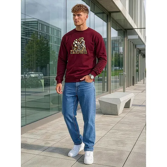 Vyriškas bordo spalvos džemperis Klaipėda