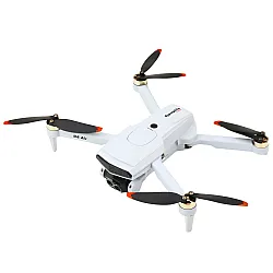 D6 PRO šviesiai pilkas dronas su kamera