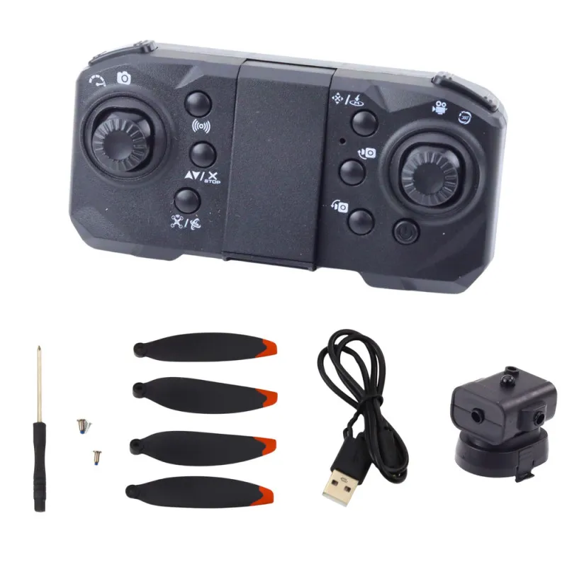 D6 PRO šviesiai pilkas dronas su kamera
