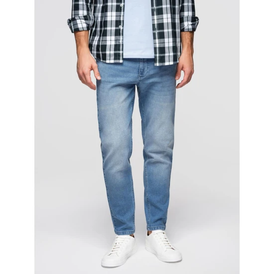 Vyriški šviesiai mėlyni džinsai Luca Džinsai ir Jogeriai