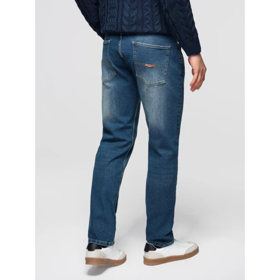 Vyriški tamsiai mėlyni džinsai Benit