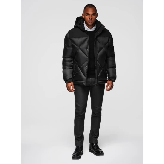 Vyriška juoda žieminė striukė Blake