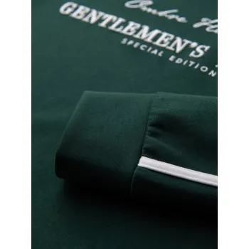 Мужской зелёный свитшот Gentelmen