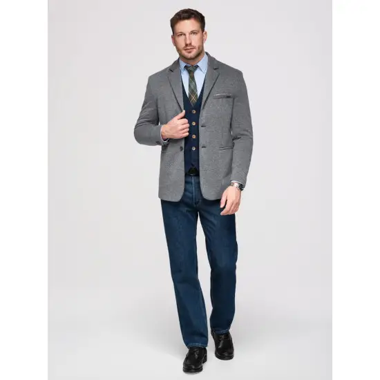 Vyriškas tamsiai pilkas švarkas Ben