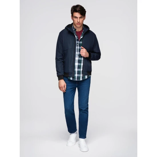 Vyriška tamsiai mėlyna striukė Eden