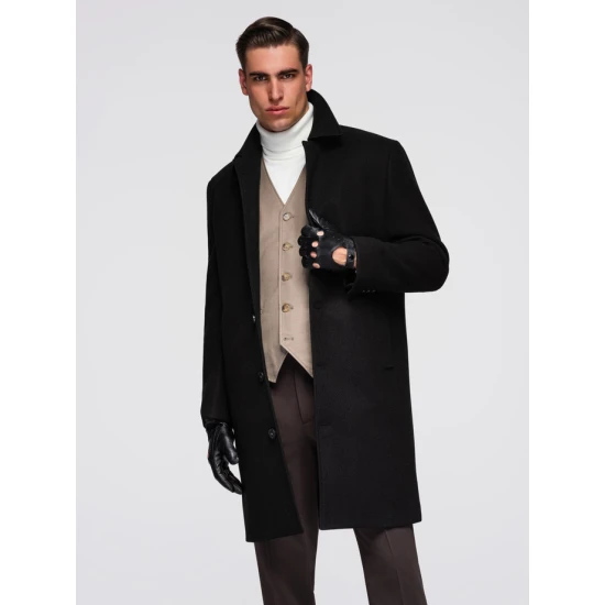 Vyriškas juodas paltas Corpo