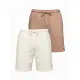 Unisex šortų rinkinys rusvos/šviesiai rudos spalvos Level Up