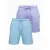 Level Up Unisex Shorts Set in Blue/Light Purple