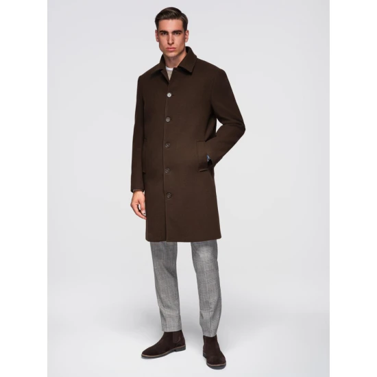 Vyriškas rudas paltas Corpo