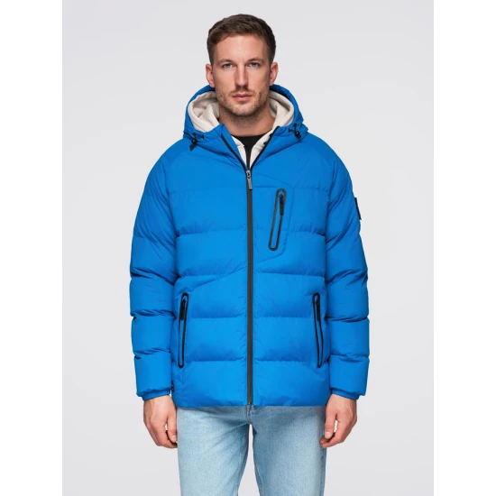 Vyriška mėlyna žieminė striukė Elan