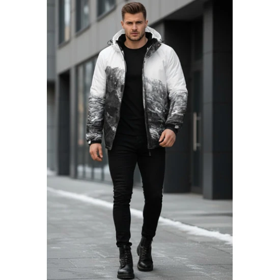 Vyriška juoda slidinėjimo striukė Mount