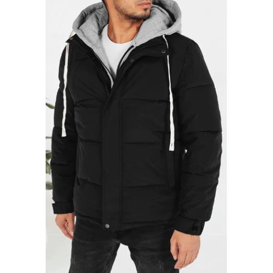 Vyriška juodas žieminė striukė Blaze Žieminės striukės